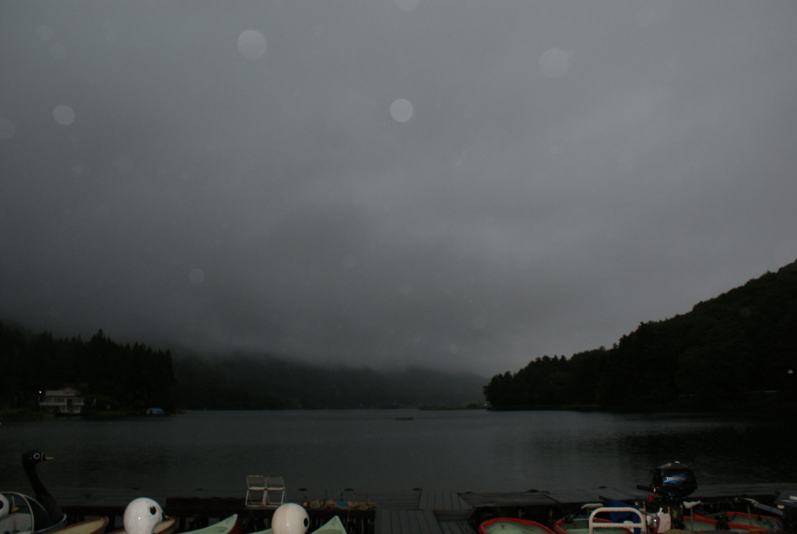 朝の木崎湖
